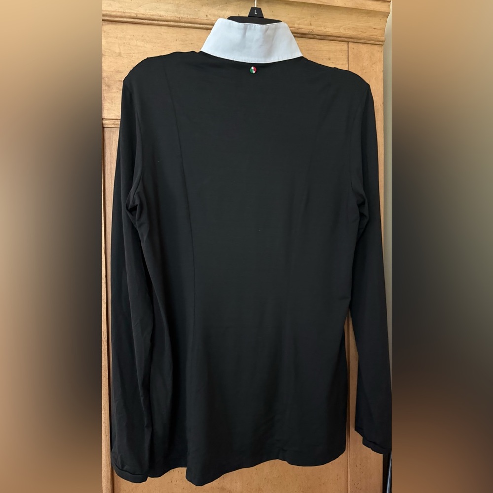 For Horse Women's Show Shirt - XL - Black - Picture 2 of 5